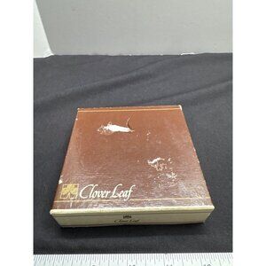 Set Of 5 Clover Leaf Fox Hunting Square Cork Base Coasters Vintage Style